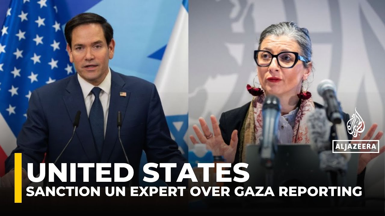 US sanctions UN expert Albanese over Gaza reporting