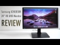 Samsung U24E850R 4K UHD Monitor Review (in 4K)