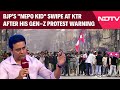 BJP Vs KTR |  BJPs Nepo Kid Swipe At KTR After His Gen-Z Protest Warning At NDTV Yuva