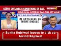 AAP Party Workers Depart HQ to Celebrate CM Kejriwals Return | NewsX  - 01:24 min - News - Video
