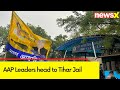 AAP Party Workers Depart HQ to Celebrate CM Kejriwals Return | NewsX