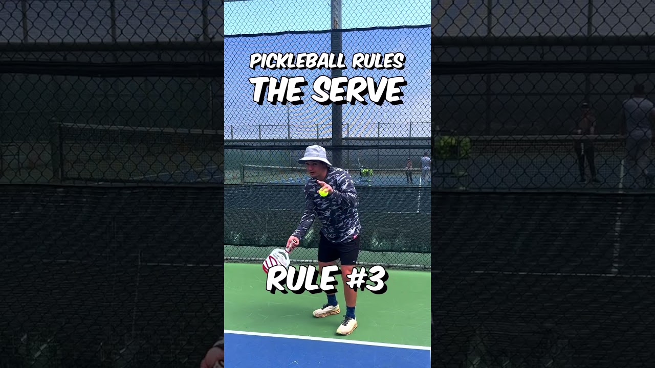 Pickleball Serving Rules You Have to Know! #pickleball