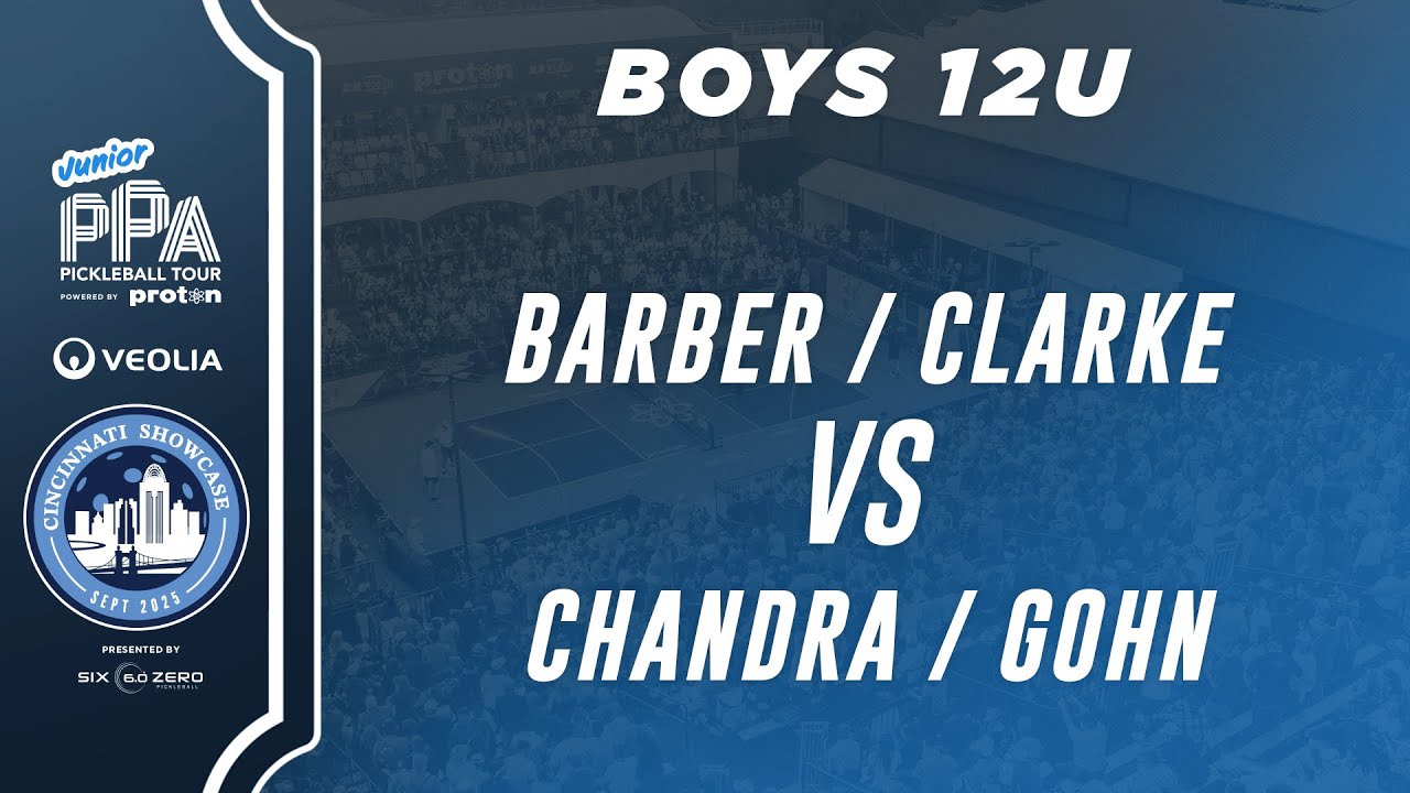Barber/Clarke v Chandra/Gohn at the Junior PPA Veolia Cincinnati Showcase