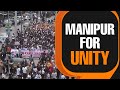 Massive protest rally in Imphal to safeguard the territorial integrity of Manipur | NEWS9