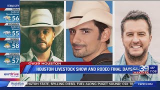 Final Houston Rodeo days, concerts