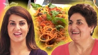 Spaghetti Puttanesca for Love - Rosa & Rico... On a Roll!