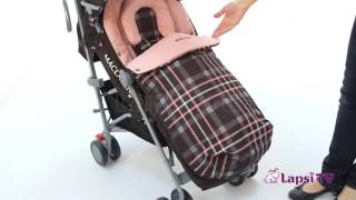 Обзор коляски Коляска-трость Maclaren Quest Sport Winter Style Set Tartan Видеоинструкции.