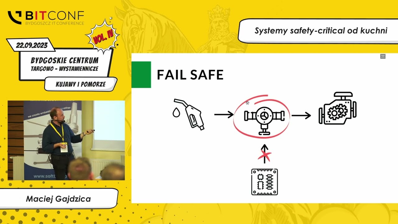 BITconf 2023 - [Maciej Gajdzica] Systemy safety-critical od kuchni