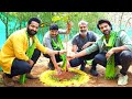 RRR movie team participated in Green India Challenge- Rajamouli, Jr NTR,  Ram Charan