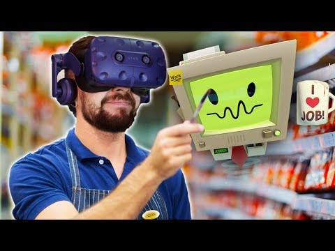 DON'T POINT YOUR BANANA AT ME | Job Simulator (HTC Vive Virtual Reality)