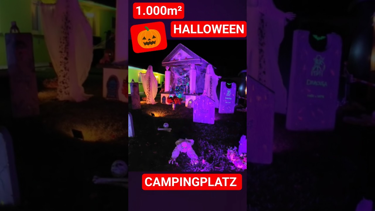 der größte Halloween Campingplatz der Welt 🤣