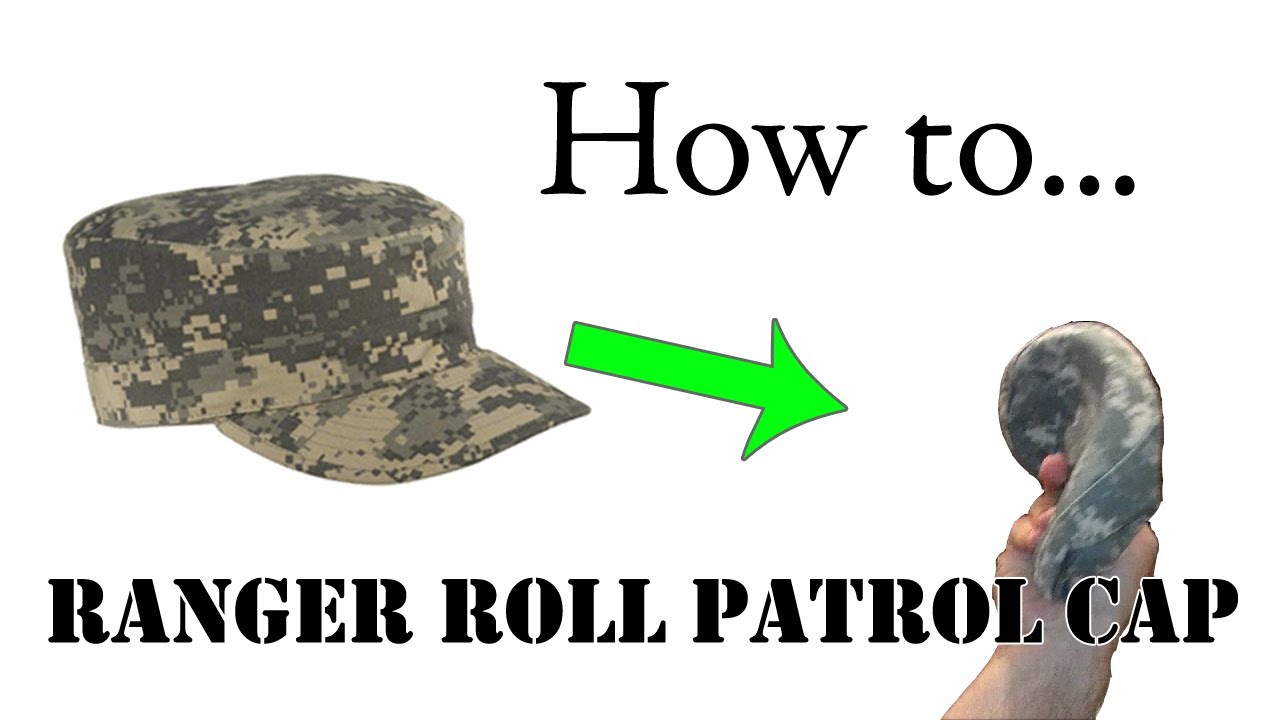 How to Ranger Roll Your ACU Patrol Cap - YouTube