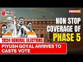 Piyush Goyal Arrives To Casts His Vote | Voting Underway In Mumbai North, Maharashtra | NewsX