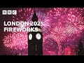 Happy New Year!   London Fireworks 2025  - BBC