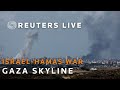 LIVE: Gaza skyline as Israel prepares for a ground assault on the Gaza Strip