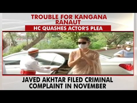 Bombay High Court dismisses Kangana Ranaut's plea in case filed by Javed Akhtar Bombay High Court dismisses Kangana Ranaut's plea in case filed by Javed Akhtar