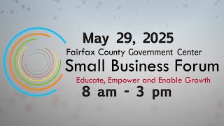 Fairfax County Small Business Forum Promo
