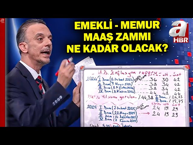 Emekli - Memur Maaş Zammı Ne Kadar Olacak? SGK Uzmanı Emin Yılmaz'dan Önemli Açıklamalar | A Haber