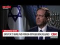 Israels president: Hamas passive-aggressive approach is an attempt to drive Israel crazy(CNN) - 10:34 min - News - Video