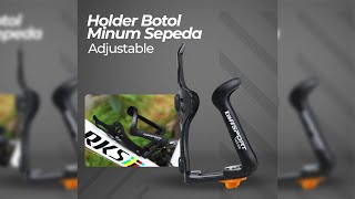 Pratinjau video produk TaffSPORT Holder Botol Minum Sepeda Adjustable MTB - TMD05B