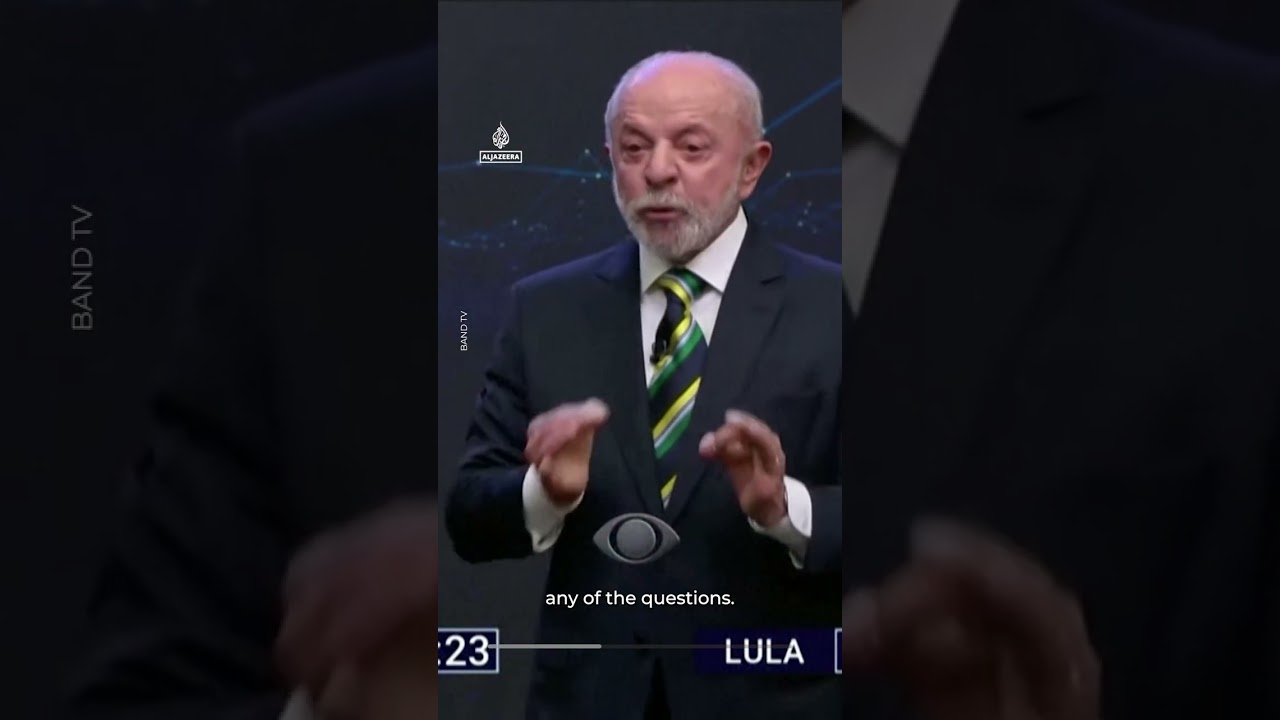 Brazil’s presidential candidates face-off in runoff debate | AJ #shorts