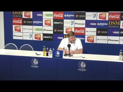 Persconferentie na KAA Gent - KV Mechelen