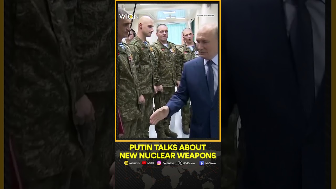 Putin Visits War Veterans in Hospital Talks About New Nuclear Weapons | WION Shorts