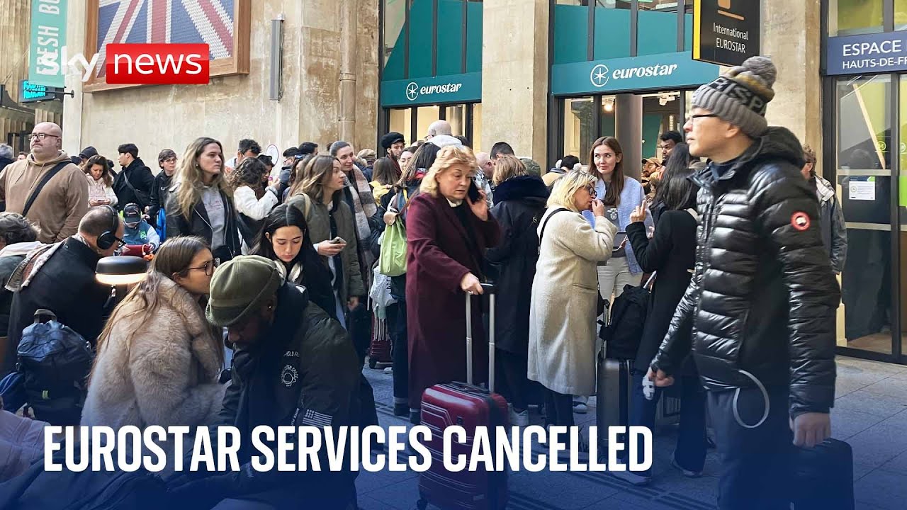 Eurostar trains between London and Paris cancelled after unexploded WWII bomb found
