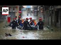 Typhoon Ragasa floods streets in Macao as it lashes southern China
