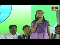 జగన్ మామ నీ నవ్వంటే నాకు చాలా ఇష్టం |Student Excellent Speech on Ammavodi and Jagananna Vidya Kanuna  - 03:56 min - News - Video