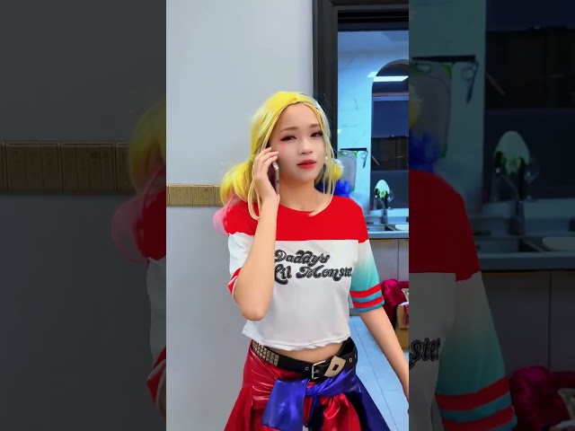 Harley Quinn Protects Bullied Children #Clown #Angel