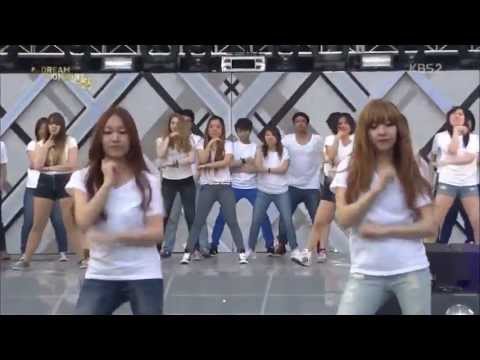130531 SNSD Kara 4minute Secret Super Junior Gangnam Style Dance Cover (Dream Concert)