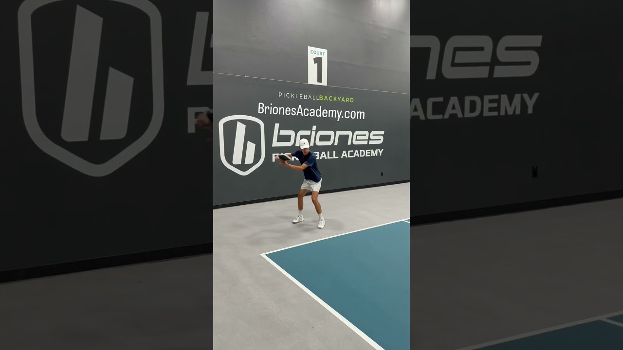 Coach Sammy teaching the forehand 3rd shot drive! Briones Pickleball Academy Opening August 30th!