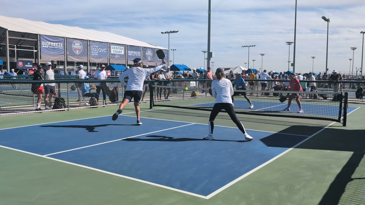 Gold Medal Match: Mixed 5.0 65+ at Nationals 2024 Pickleball