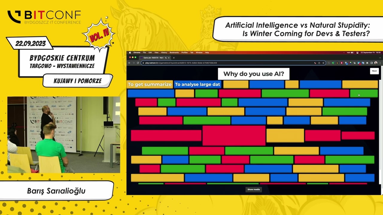 BITconf 2023 - [Barış Sarıalioğlu] Artificial Intelligence vs Natural Stupidity: Is Winter Coming...