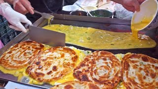 Cant Resist！BEST 8 most popular Breakfast Street Food, Omelette Pancakes/無法抗拒！８家最熱門早餐, 驚人的街頭美食