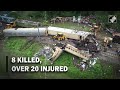Kanchanjungha Express Accident: West Bengal में हुए रेल हादसे के बाद का भयावह मंजर Drone की नजरों से  - 02:54 min - News - Video