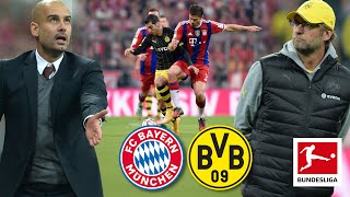 Showdown between Guardiola & Klopp in ‘Der Klassiker’ | FC Bayern vs. Borussia Dortmund 2014/15