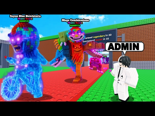 Conseguí LOS BRAINROTS de ADMIN que NADIE HA VISTO en Steal a brainrot (roba un brainrot)