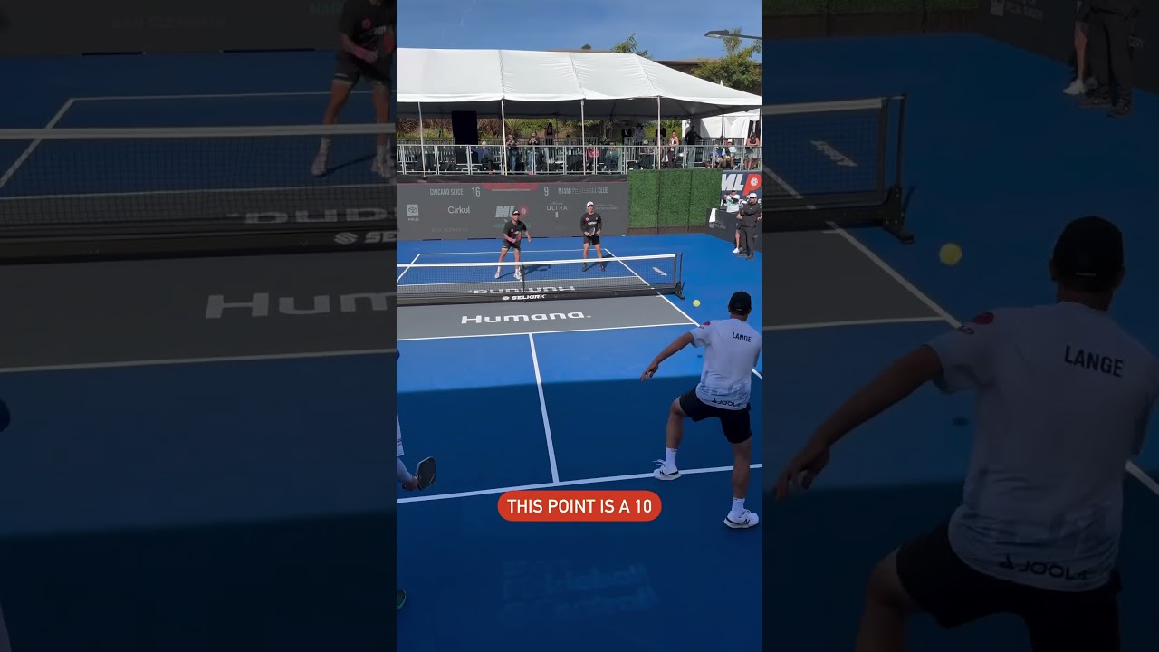 And With The Flick Of His Wrist….#pickleball #shorts