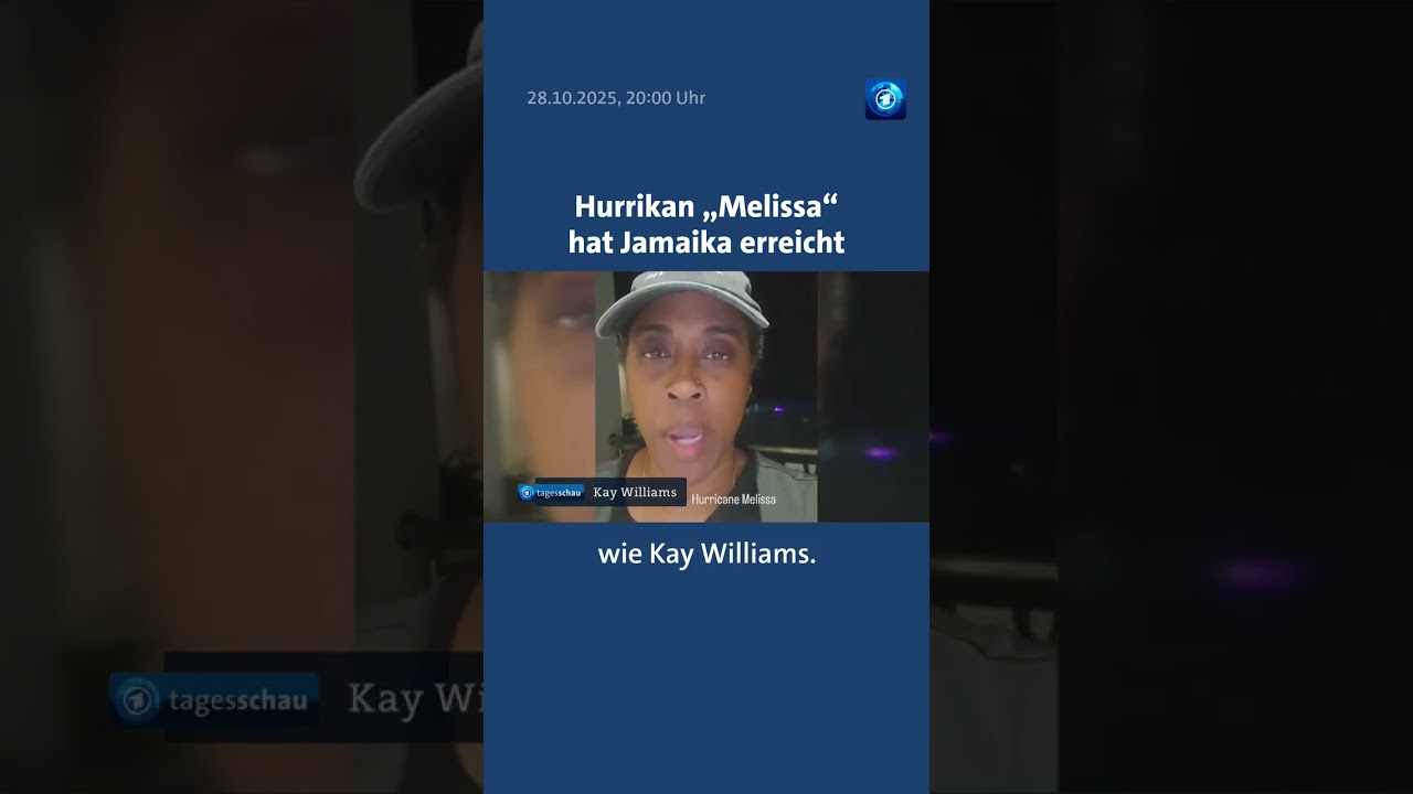 Hurrikan „Melissa“ hat Jamaika erreicht tagesschau nachrichten