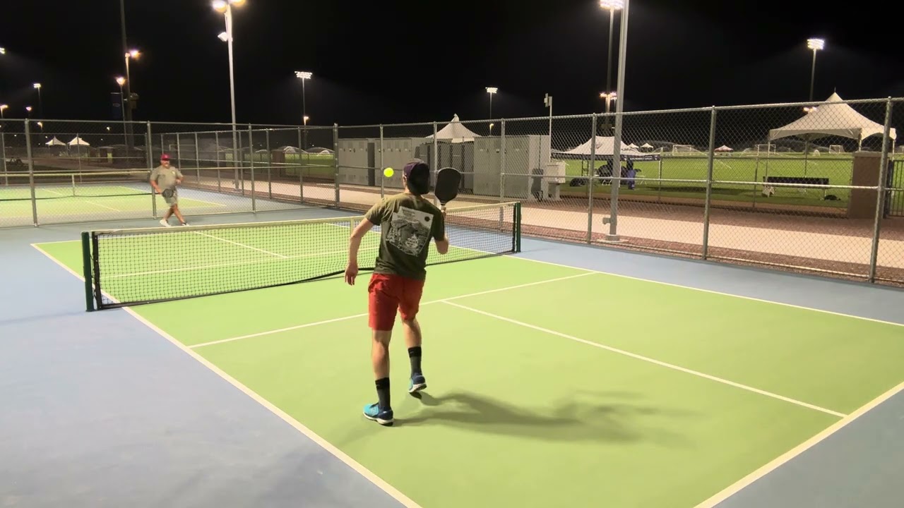 Half game singles with Dusty and Frank