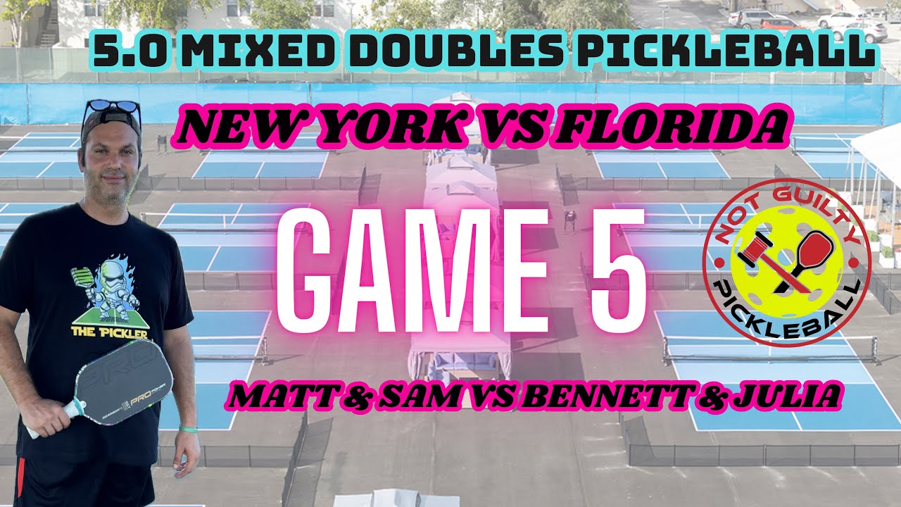 5.0 Mixed Doubles Pickleball | Matt & Sam vs Bennett & Julia | CityPickle West Palm Beach | Game 5