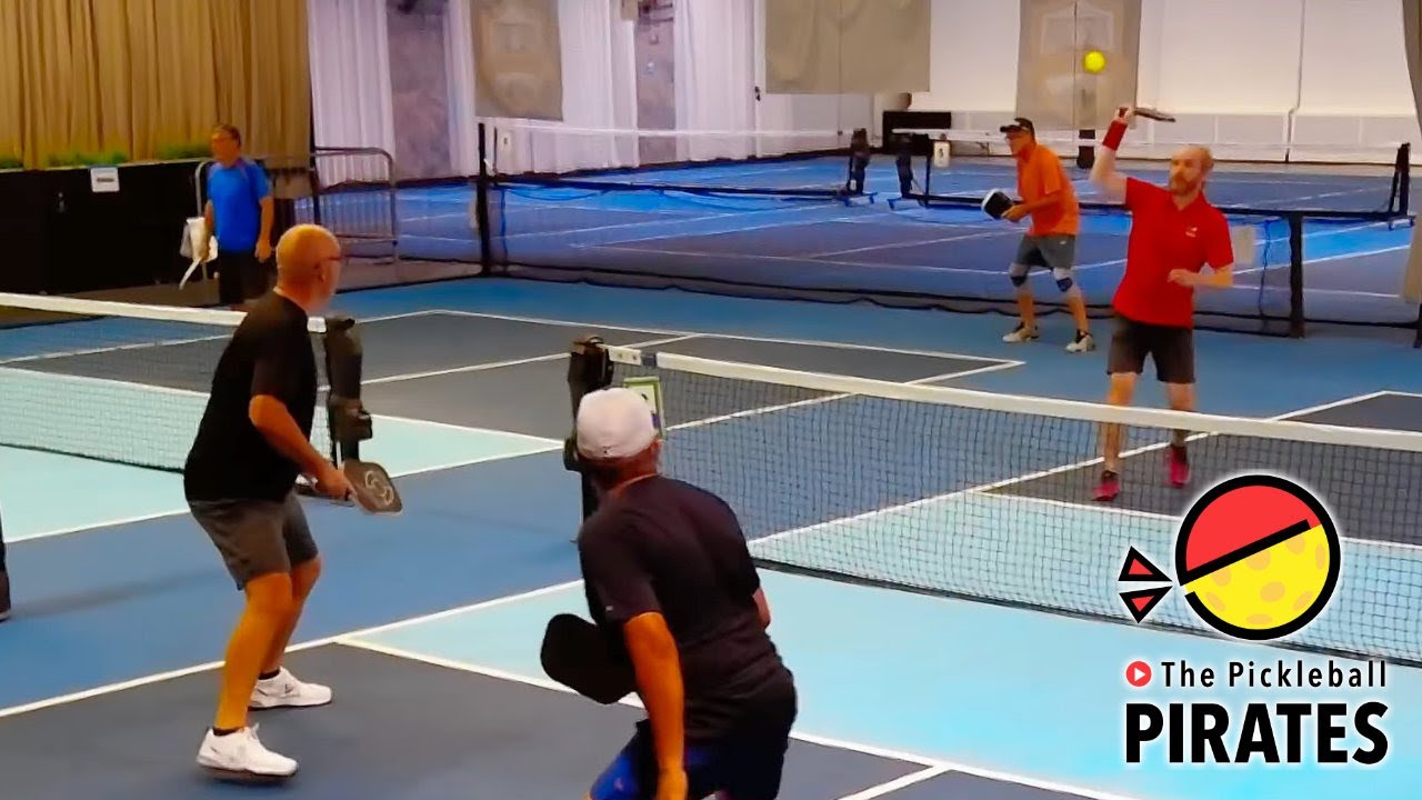 Senior Pickleball with Guest from Arizona in Orlando, FL