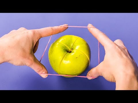 25 TRICKS WITH FRUITS AND VEGGIES