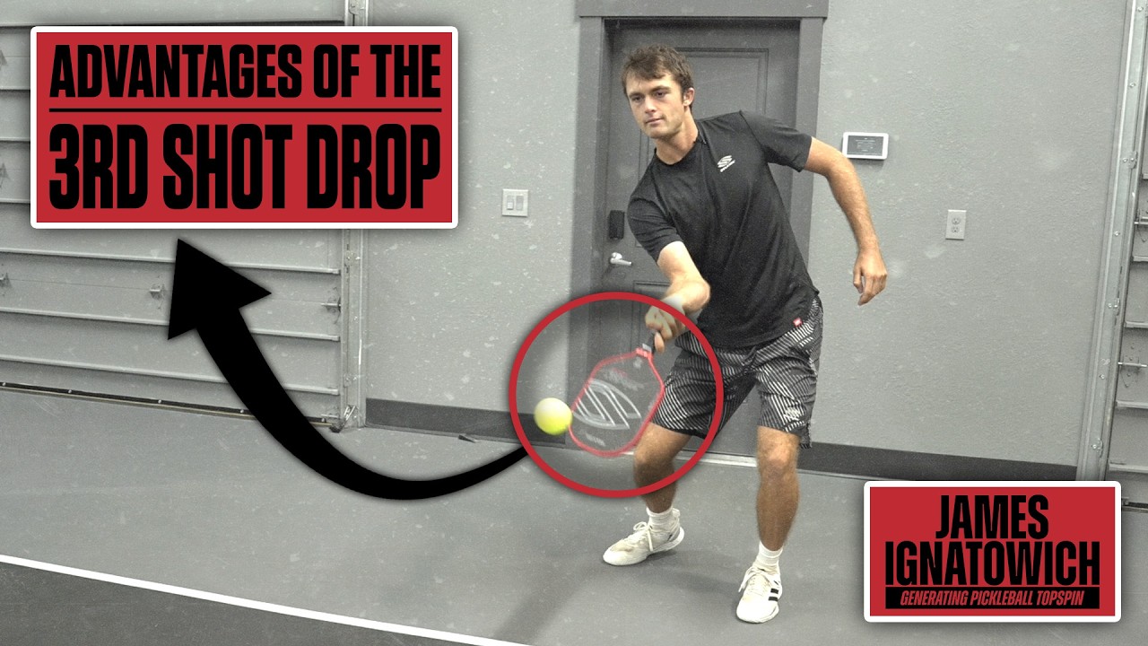 Generating Spin with Your 3rd Shot Drop in Pickleball