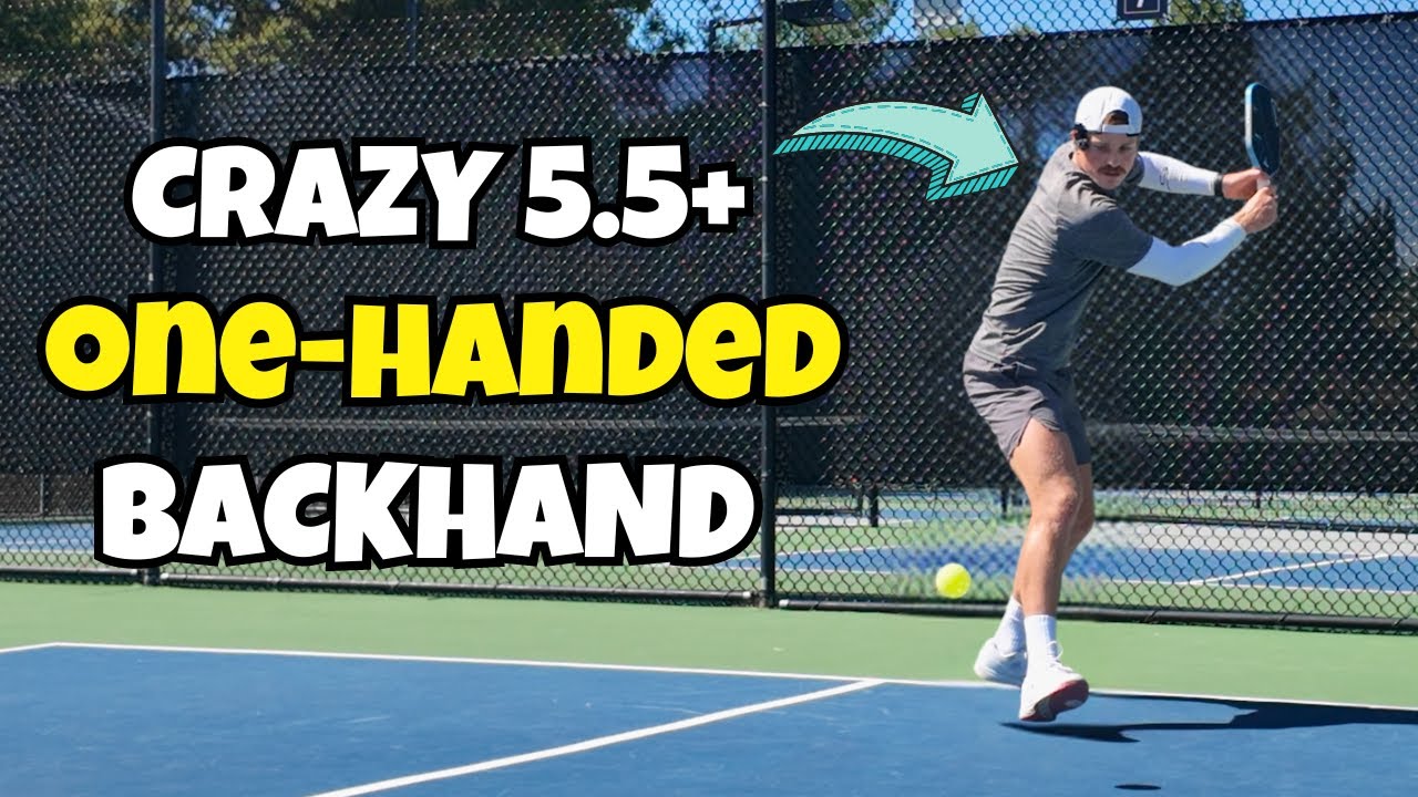 Learn the ONE-HANDED BACKHAND in 10 minutes | ft. Nick Wade