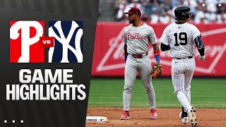 Phillies vs. Yankees Game Highlights (7/27/25) | MLB Highlights
