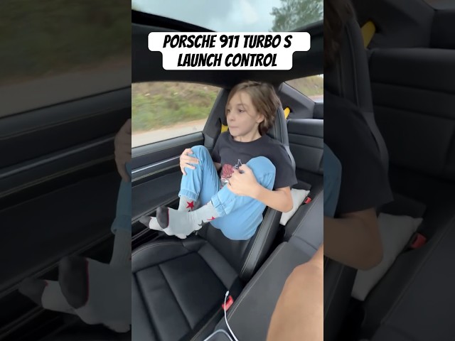 Porsche 911 turbo S launch 🚀 control #automobile #porsche #turbo #autos