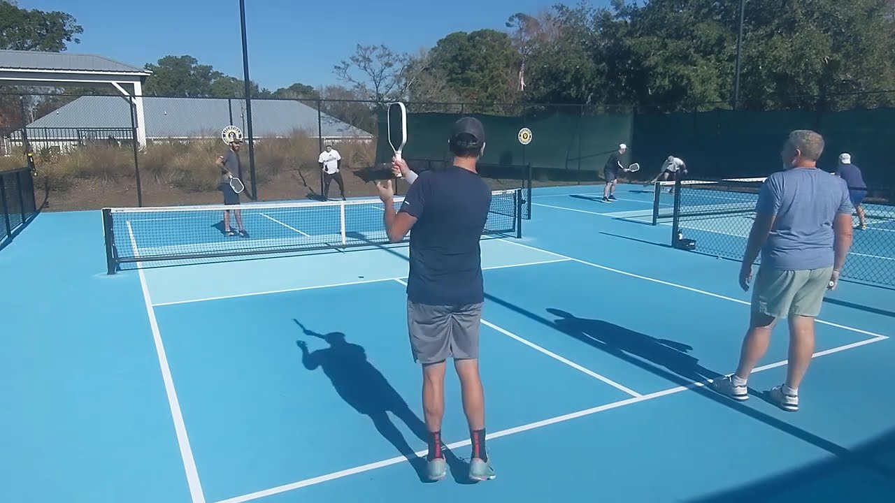 POWERFUL TENNIS FOREHAND! Christmas Clash Pickleball Tournament at Litchfield Pickleball SC